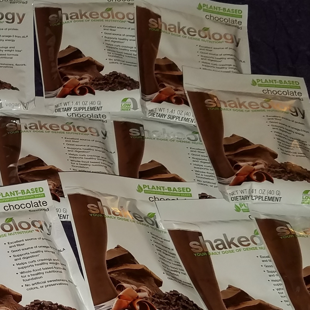 Chocolate vegan shakes